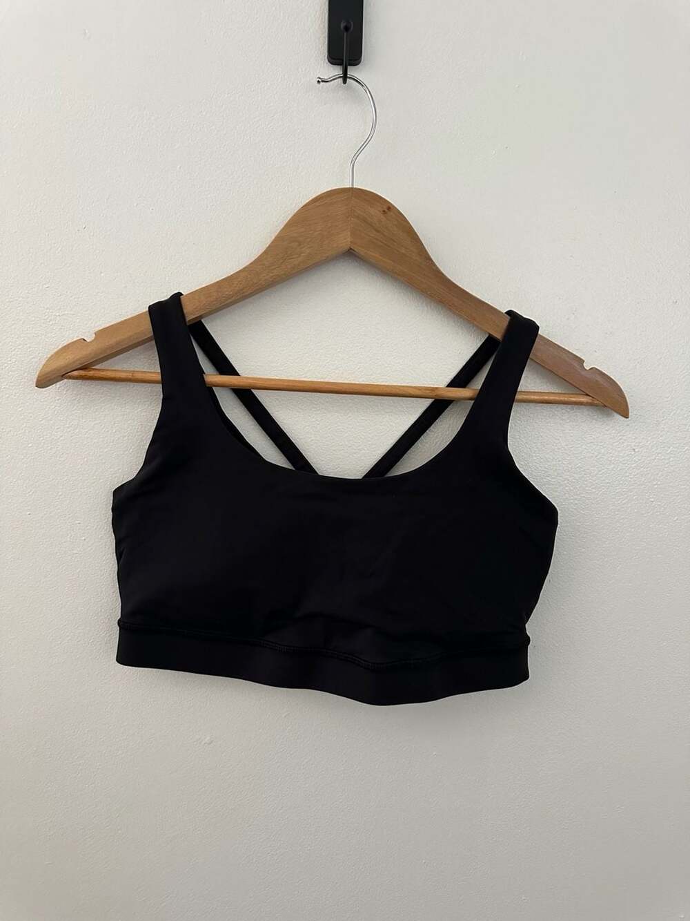 Lululemon Free To Be Serene Strappy Sports Bra - Black Sz 8(M)